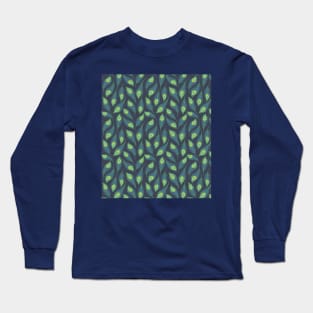 Colorful peacock feather pattern Long Sleeve T-Shirt